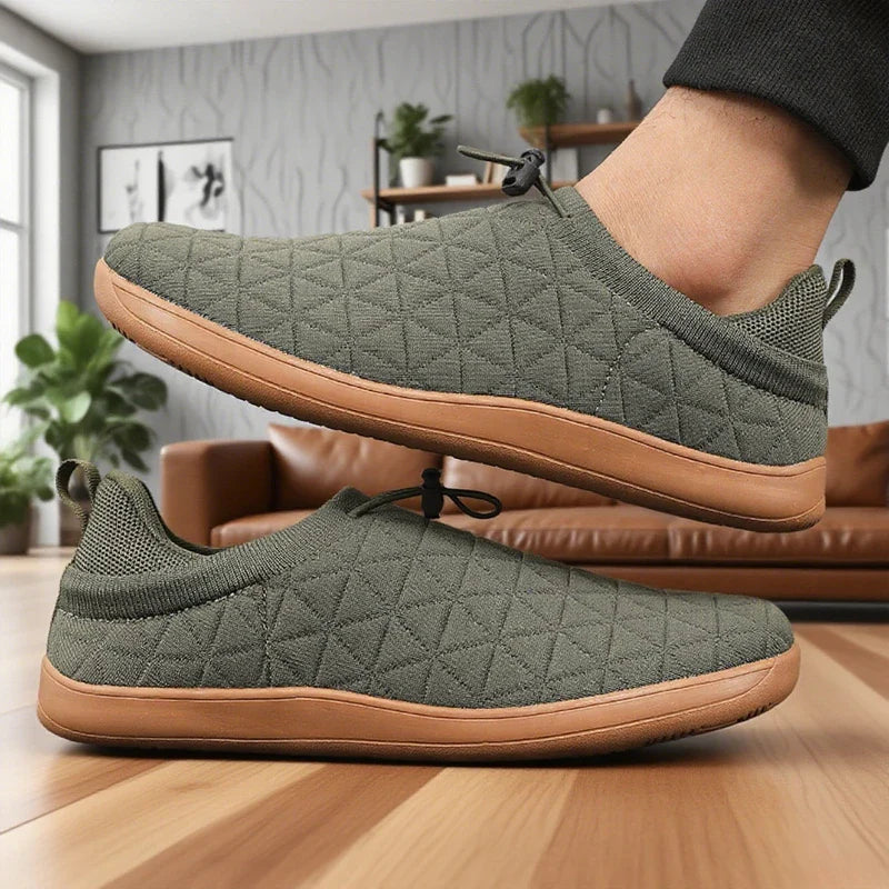 Pánské barefoot boty s širokou špičkou, nulovým dropem, prodyšnou síťovinou a minimalistickým designem