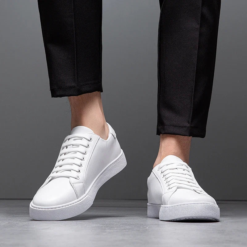 Scarpe da uomo comode in vera pelle – soletta ammortizzata, stile classico