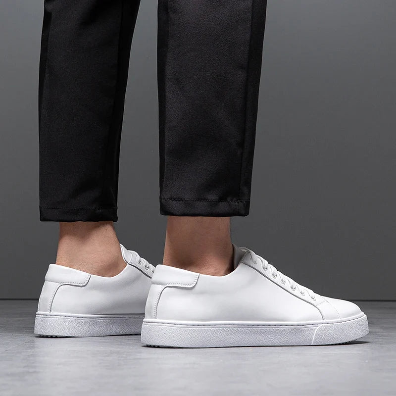 Scarpe da uomo comode in vera pelle – soletta ammortizzata, stile classico