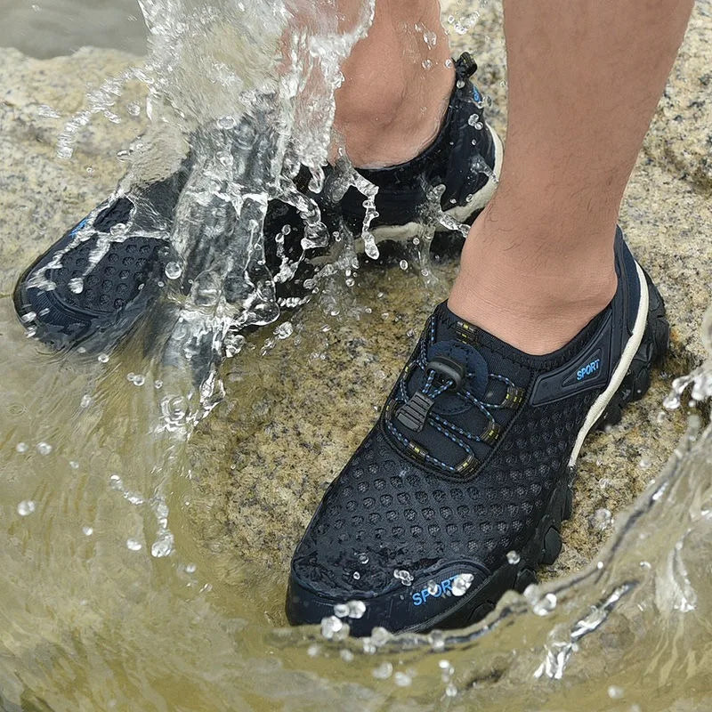 Unisex Hiking Shoess Breathable Mesh Trail Sneakers