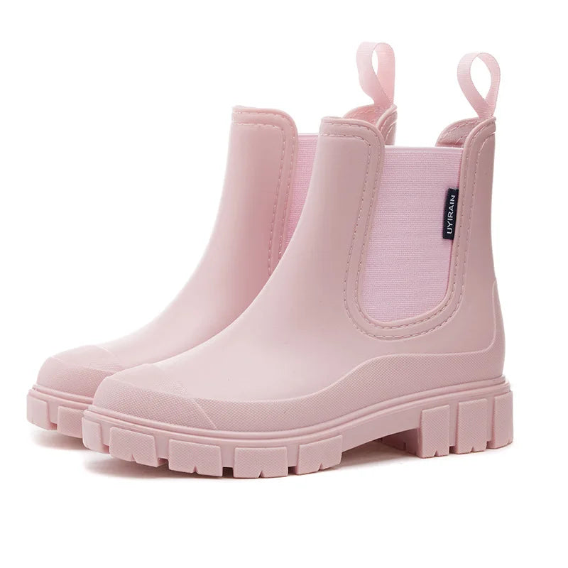 Botines Chelsea impermeables antideslizantes para mujer – plantilla de EVA, cierre sin cordones