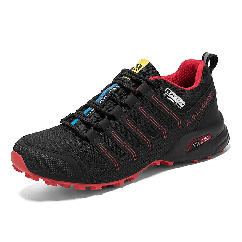 Zapatos de senderismo para hombre impermeables, zapatillas deportivas tácticas para entrenamiento y camping al aire libre
