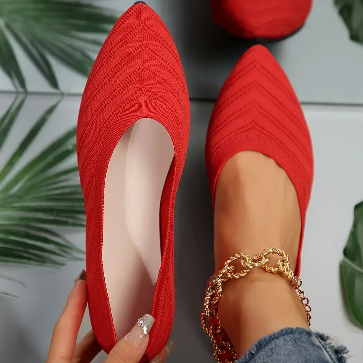 Women's Loafers Pointed Toe Casual Ballet Flats