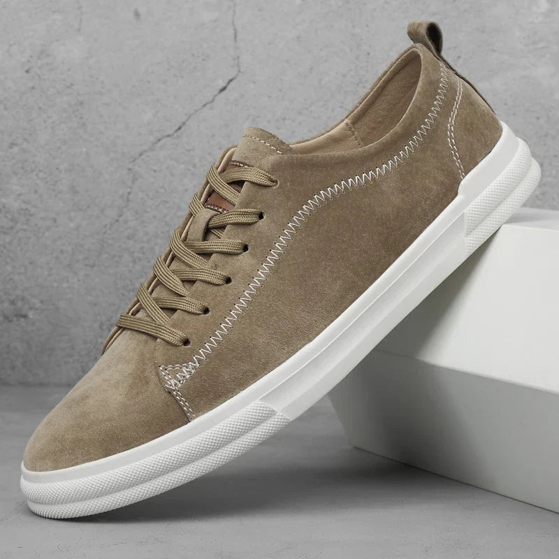 Sneakers da uomo in vera pelle e confortevoli – soletta ammortizzata, suola esterna resistente