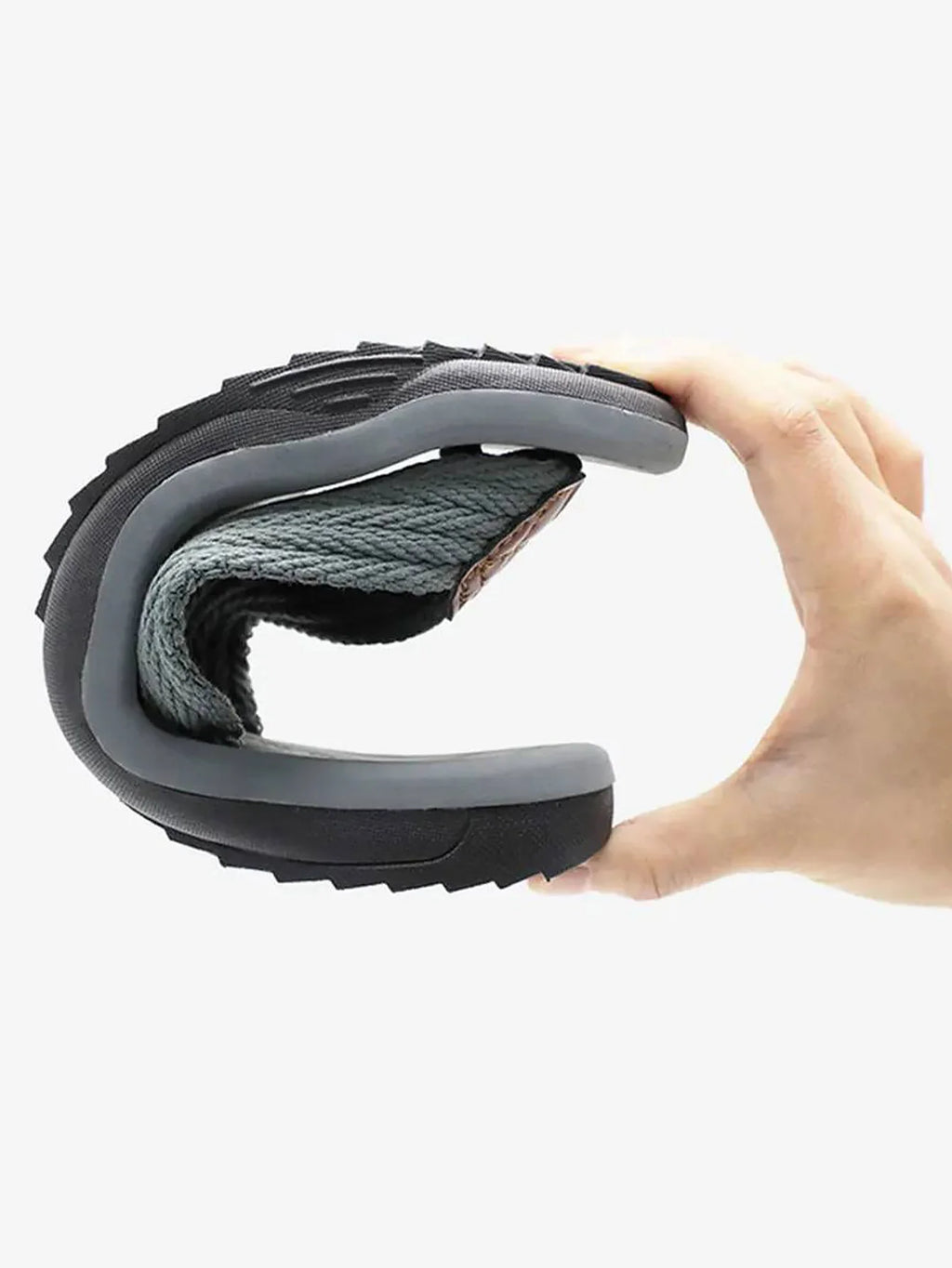 Tongs pour hommes concises, antidérapantes et à séchage rapide