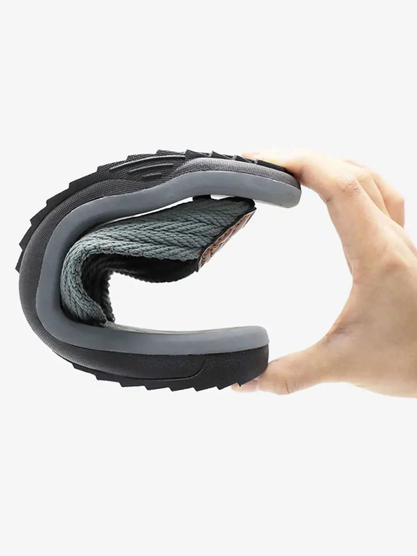Tongs pour hommes concises, antidérapantes et à séchage rapide