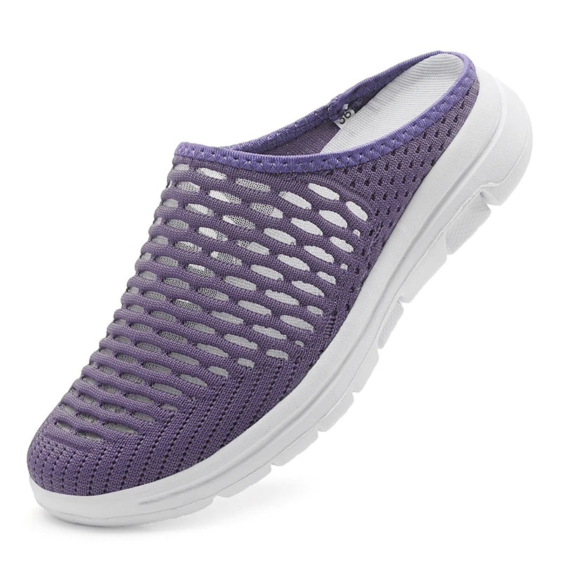 Orthopedic Slippers Women's Slip On Mesh Platform Shoes