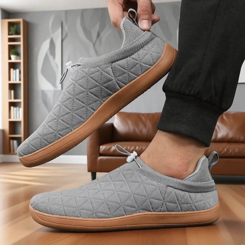 Men's Wide Toe Box Barefoot Shoes Zero Drop Breathable Mesh Minimalist Sneakers