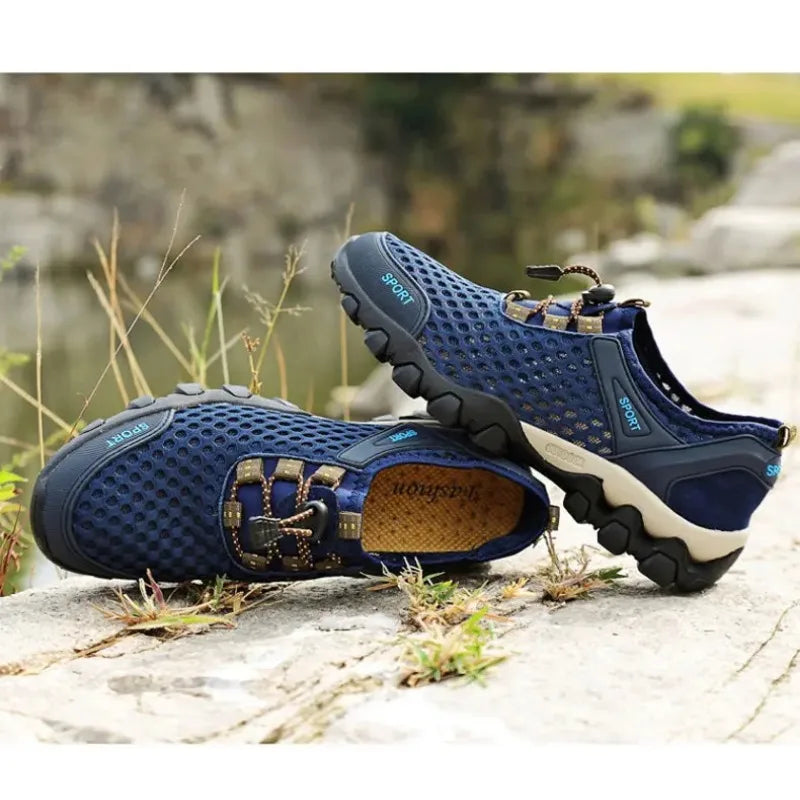 Unisex Hiking Shoess Breathable Mesh Trail Sneakers