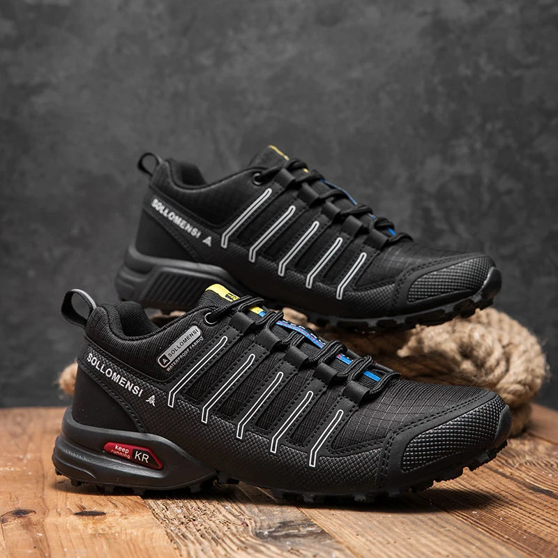 Chaussures de randonnée imperméables orthopédiques pour hommes, baskets antidérapantes pour la marche en extérieur