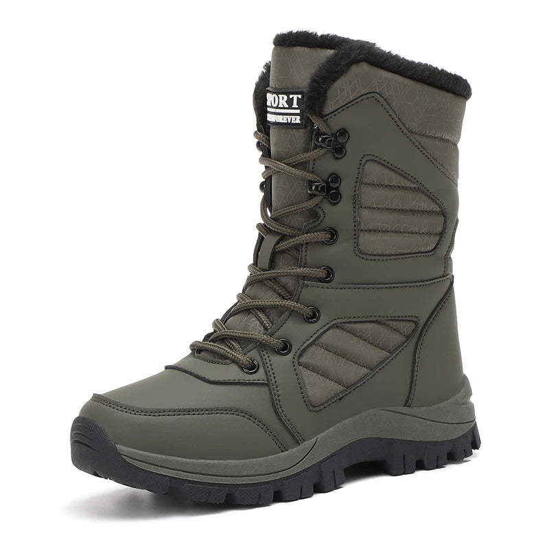 Women's Waterproof Hiking Boots – Cushioned Insole, Lugged Rubber Sole