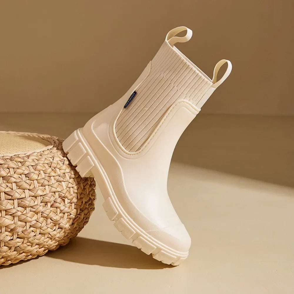 Stivaletti Chelsea da donna antiscivolo e impermeabili – soletta in EVA, chiusura senza lacci