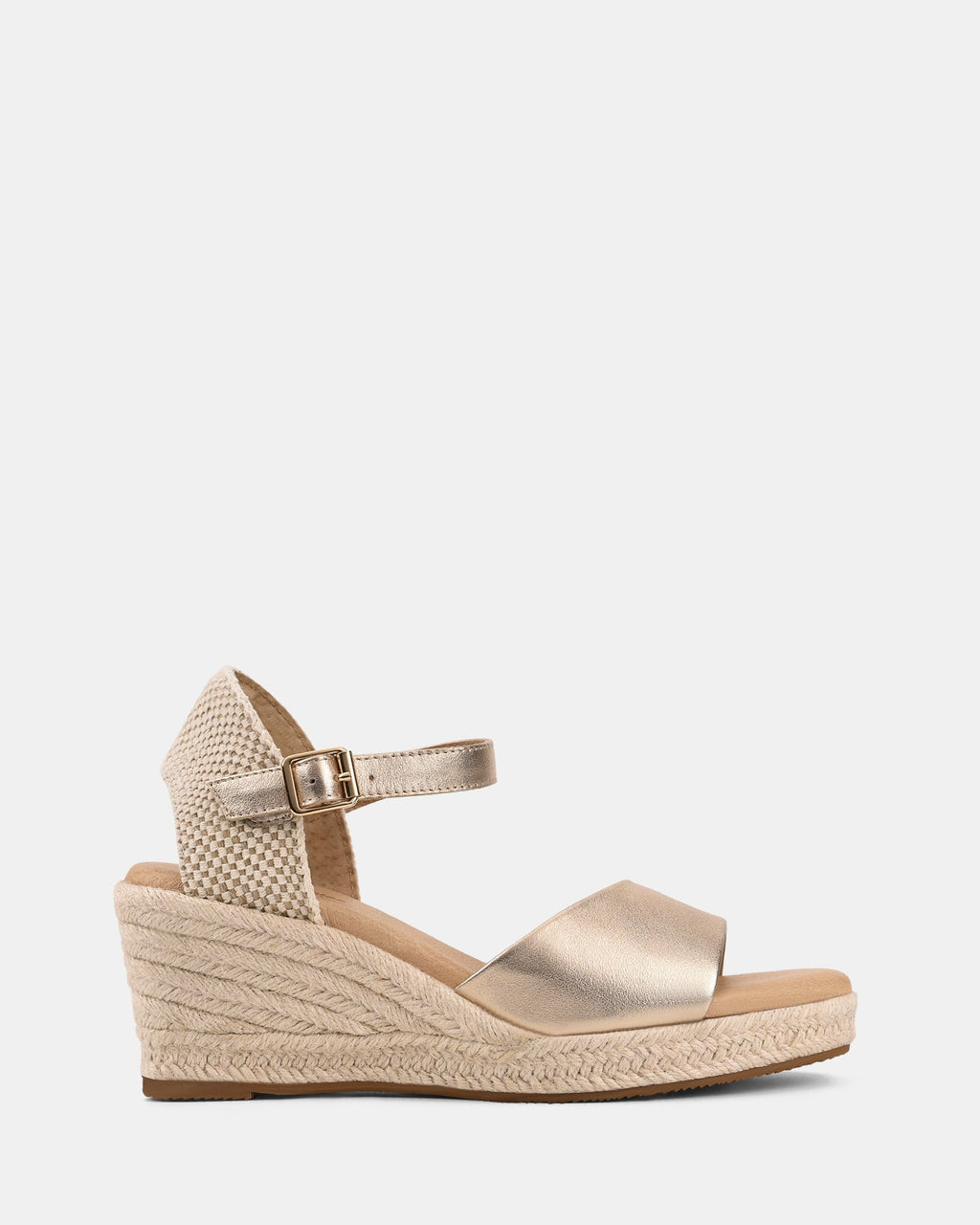 Sandalias para mujer con cuña y punta abierta