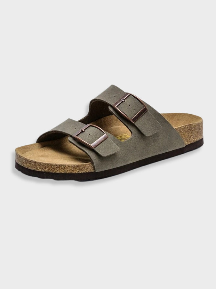 Men's Sandals Adjustable Buckle Straps Comfort Footbed Slip Resistant
