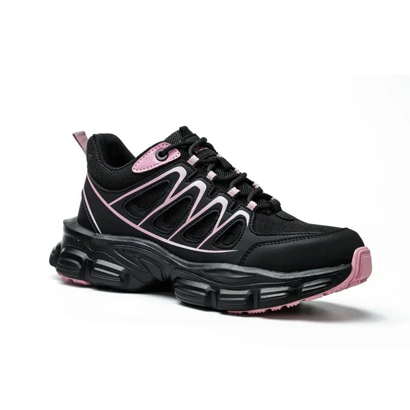 Scarpe antinfortunistiche da donna con punta in acciaio antiscivolo – Design antiurto e antiperforazione