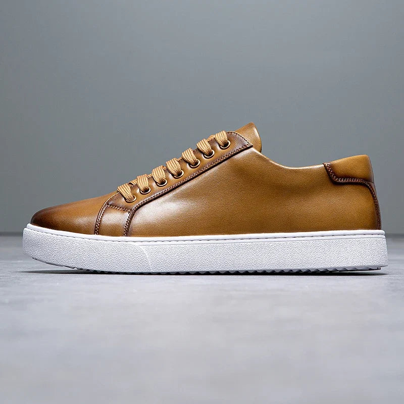 Scarpe da uomo comode in vera pelle – soletta ammortizzata, stile classico