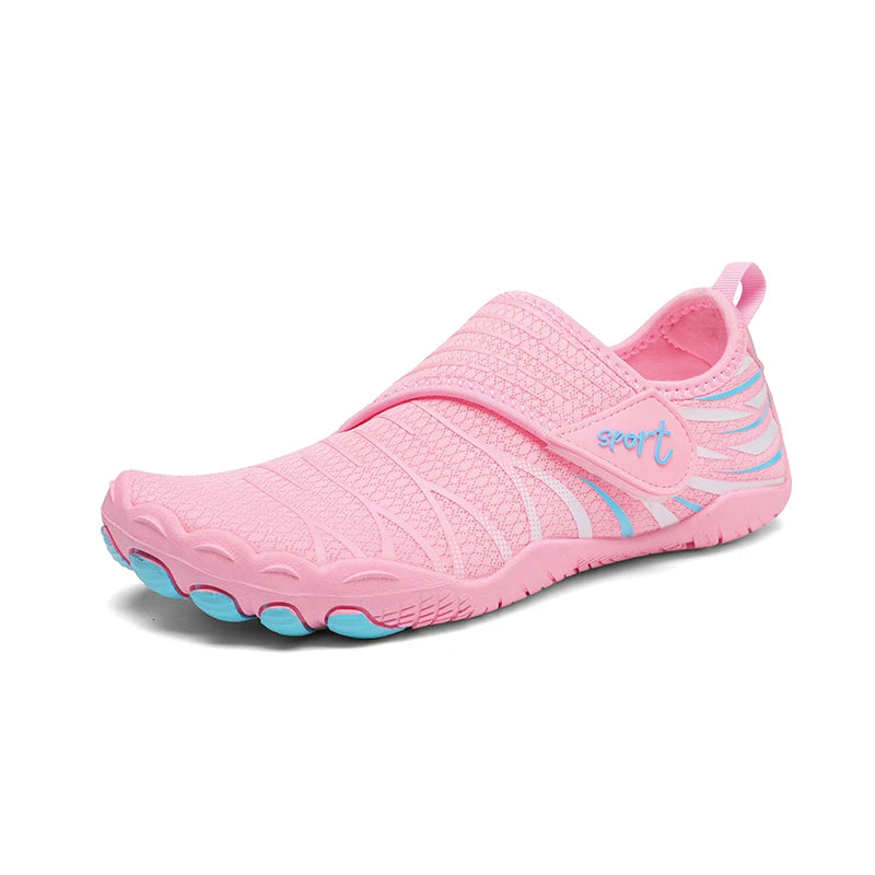 Pánské aqua boty s prodyšnou síťovinou a elastickým páskem, tenisky