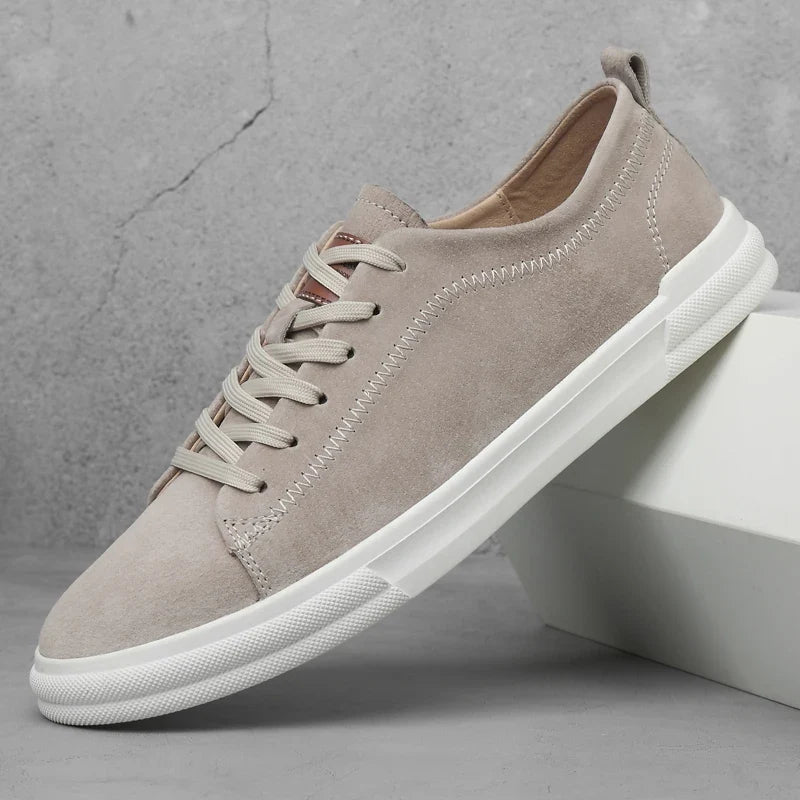 Sneakers da uomo in vera pelle e confortevoli – soletta ammortizzata, suola esterna resistente
