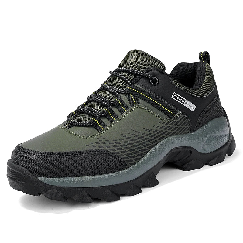 Zapatillas de senderismo para hombre de microfibra, bajas y para trail