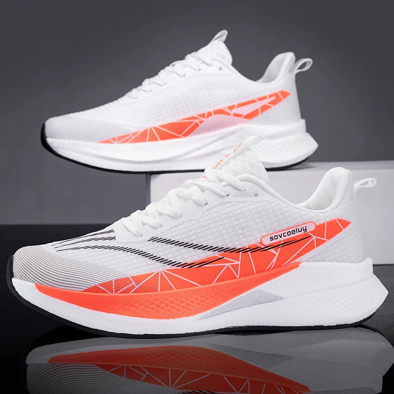 Løbesko til mænd med komfortabel carbonplade – åndbar overdel, let design