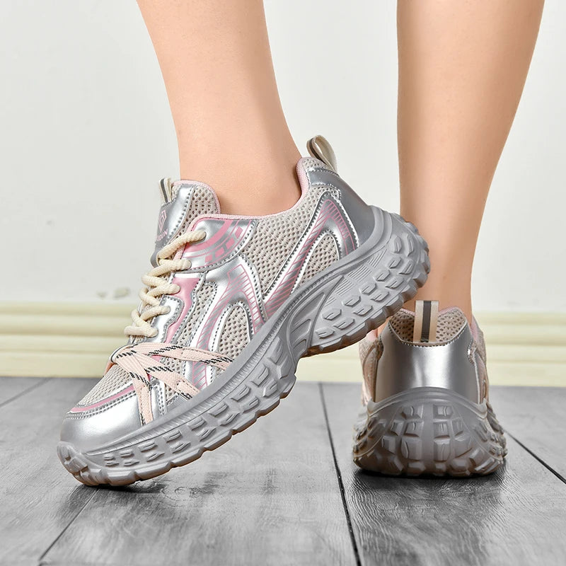 Scarpe da lavoro da donna con punta in acciaio antiscivolo – Tomaia traspirante, design leggero