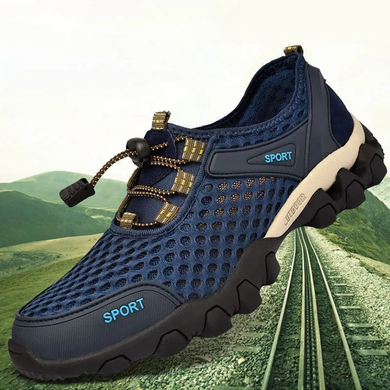 Unisex Hiking Shoess Breathable Mesh Trail Sneakers