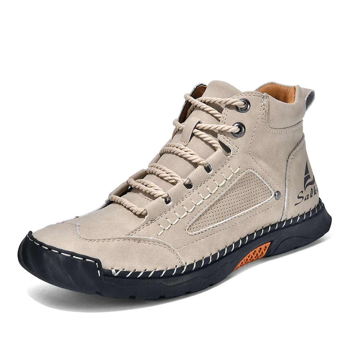 Men's Boots Waterproof Outdoor Casual Handmade Ankle Shoes