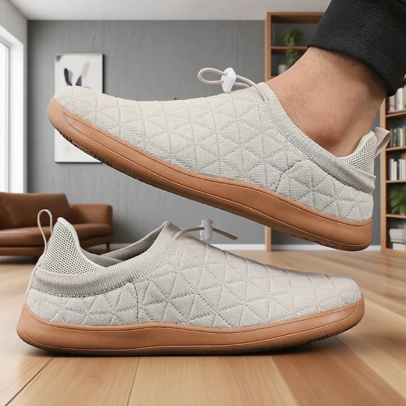Pánské barefoot boty s širokou špičkou, nulovým dropem, prodyšnou síťovinou a minimalistickým designem