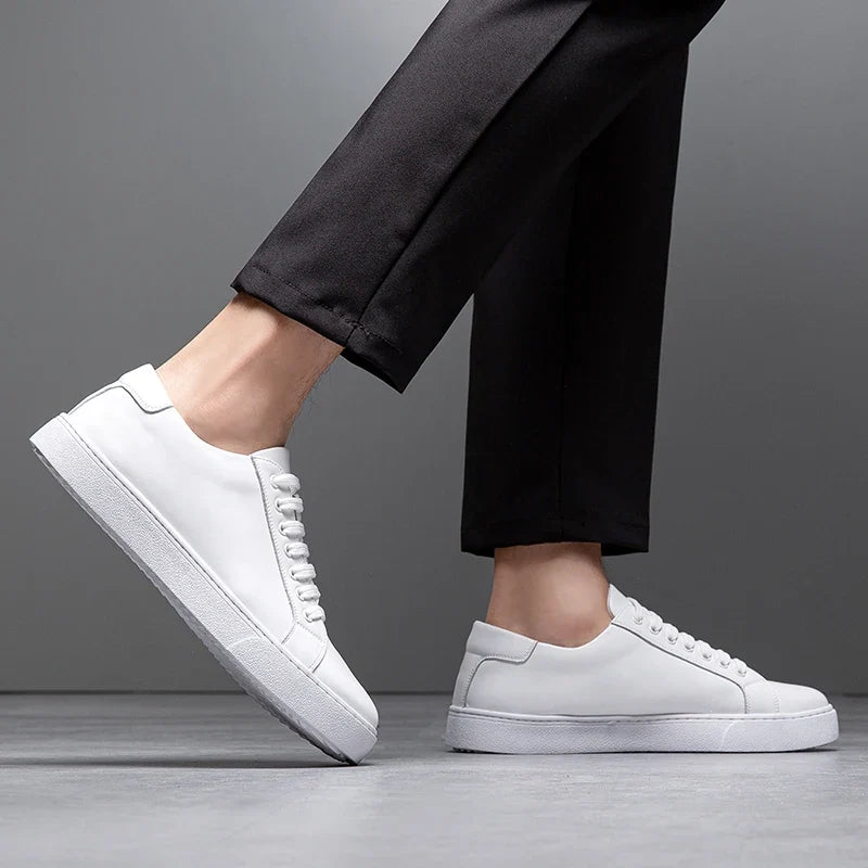 Scarpe da uomo comode in vera pelle – soletta ammortizzata, stile classico