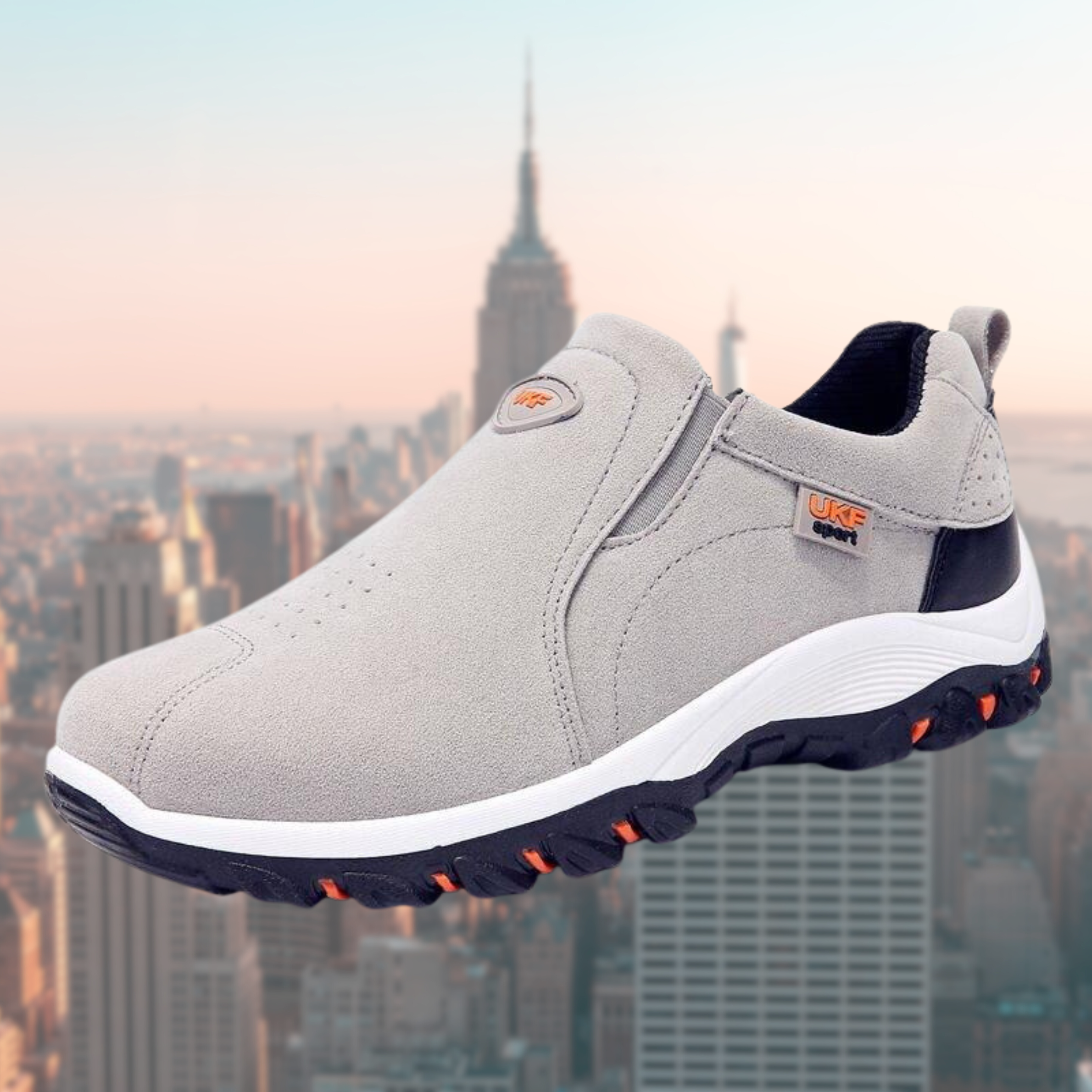 Zapatillas casuales para hombre sin cordones, amortiguadoras y ligeras