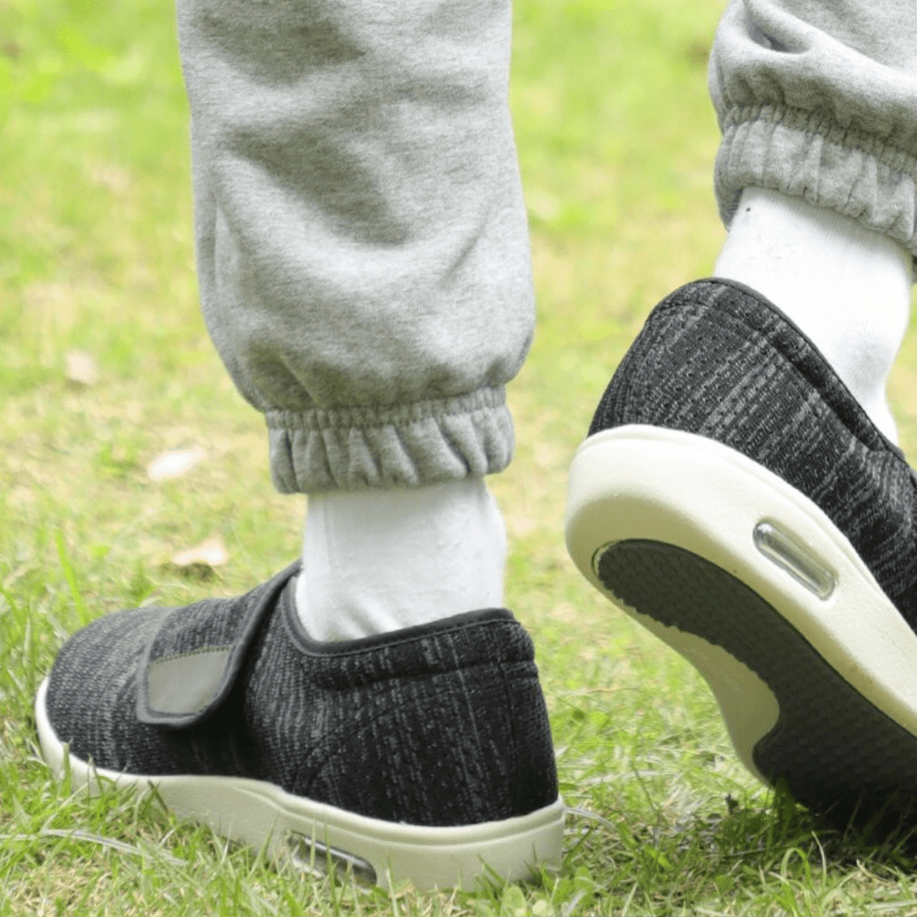 Ortopedické diabetické boty na chůzi pro ženy s extra širokou šířkou a vzduchovou vložkou