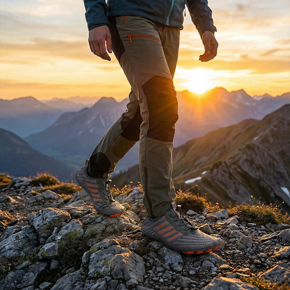 Unisex barfotaskor halkfria minimalistiska trailsneakers