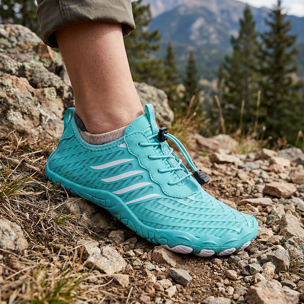 Unisex barfotaskor halkfria minimalistiska trailsneakers