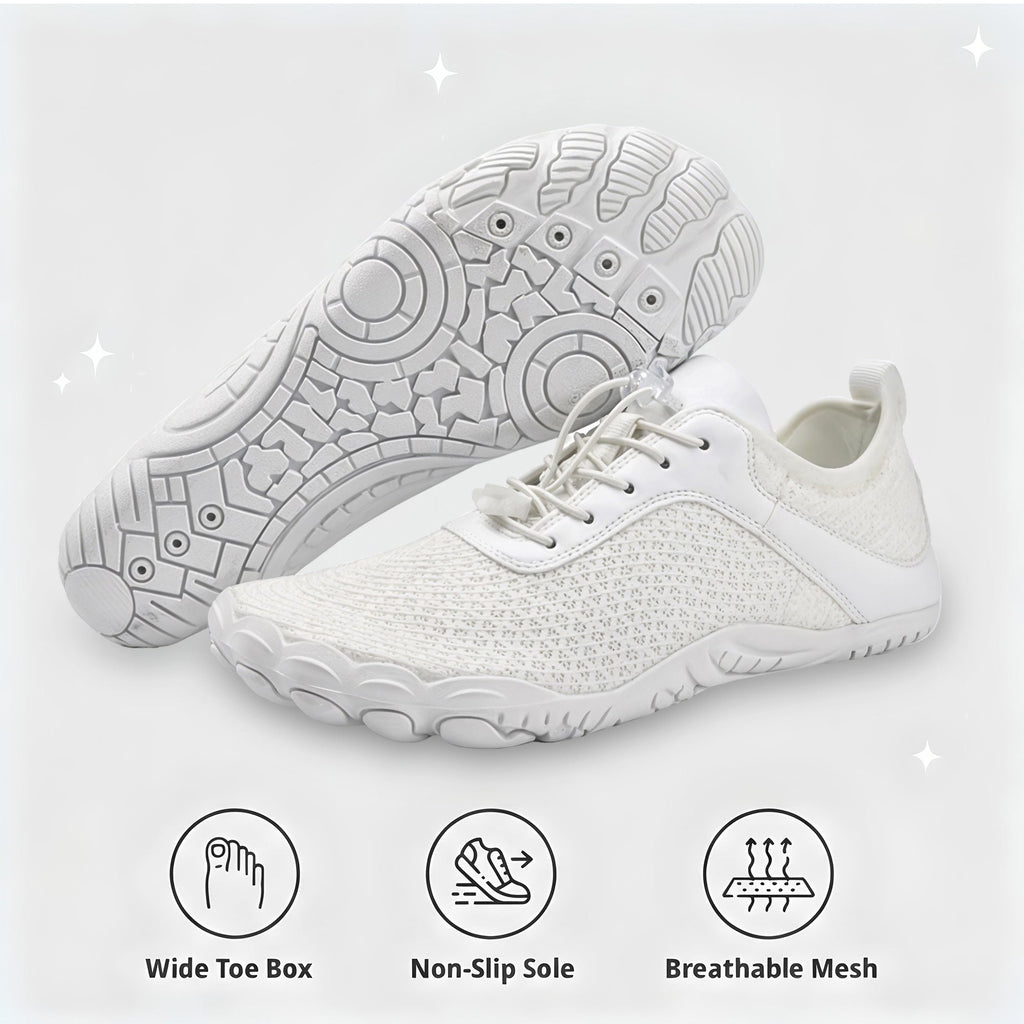 Unisex barfotaskor halkfria minimalistiska trailsneakers