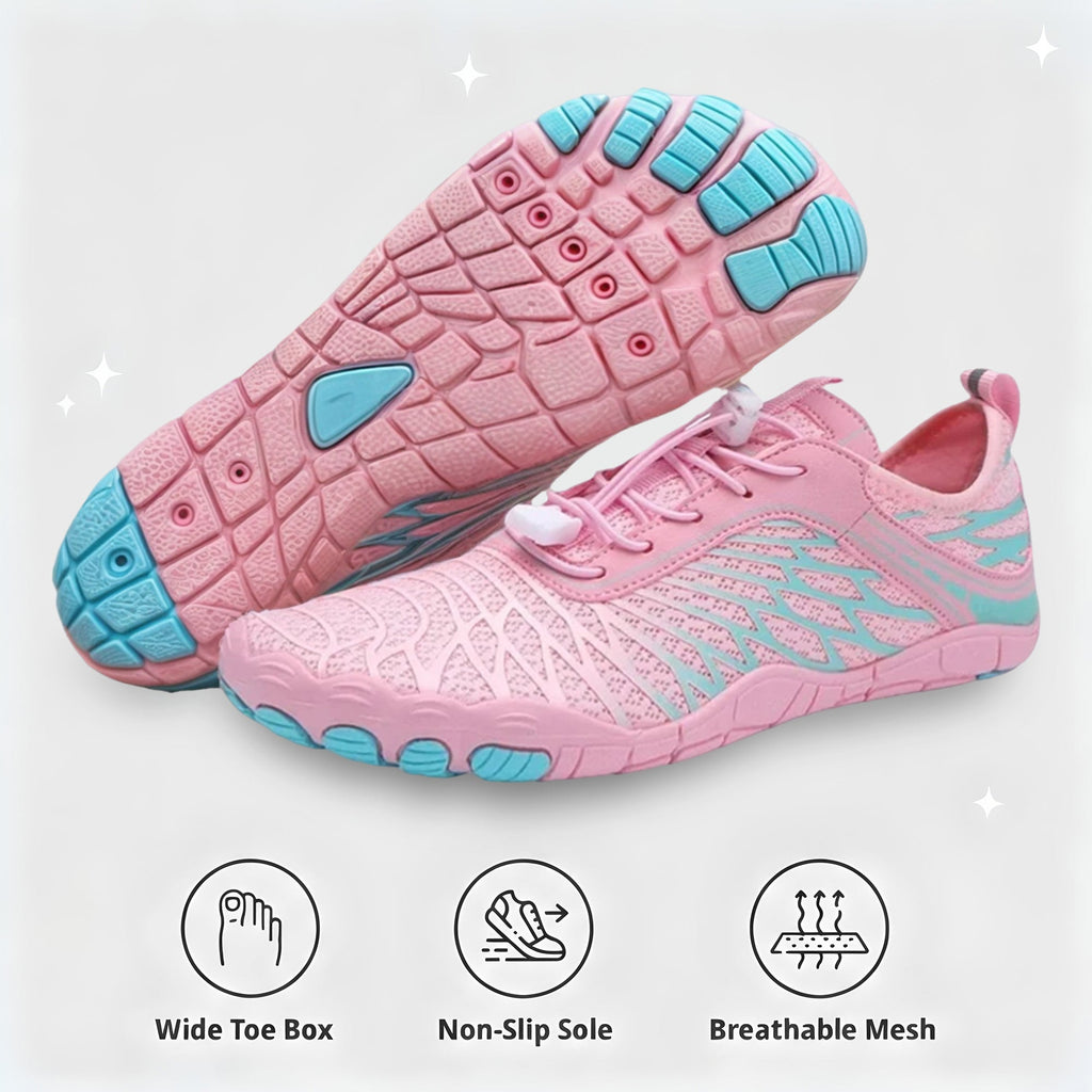 Unisex barfotaskor halkfria minimalistiska trailsneakers