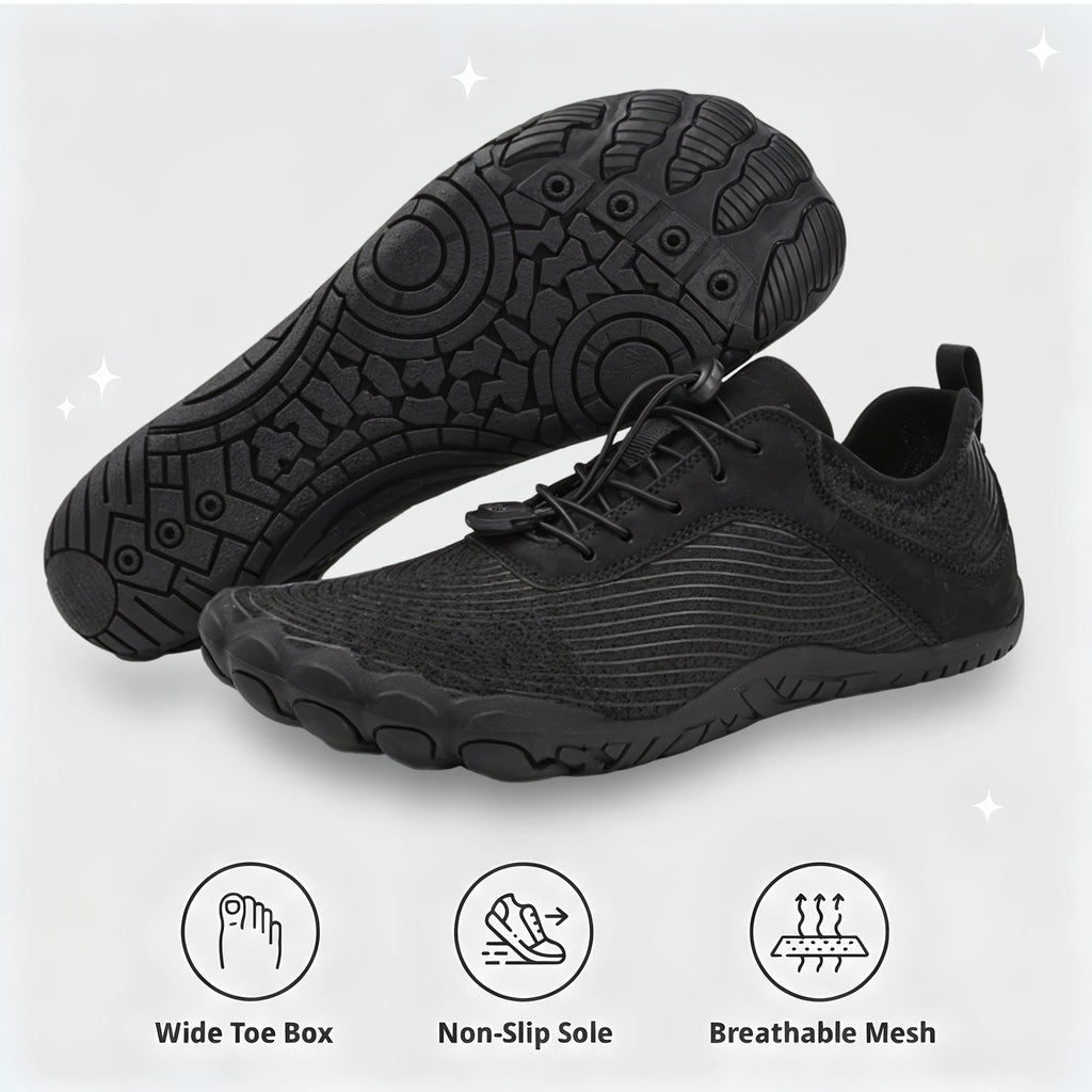 Unisex barfotaskor halkfria minimalistiska trailsneakers