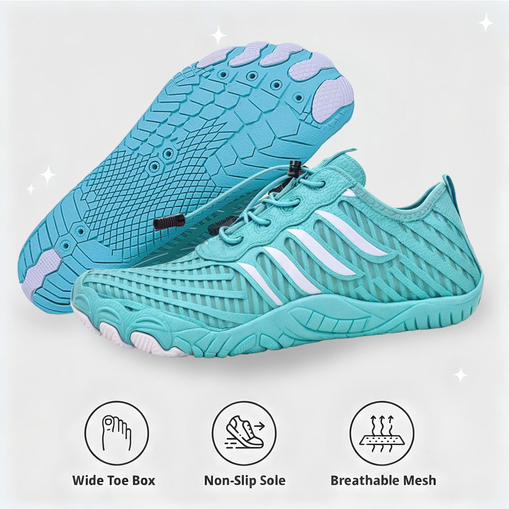 Unisex barfotaskor halkfria minimalistiska trailsneakers