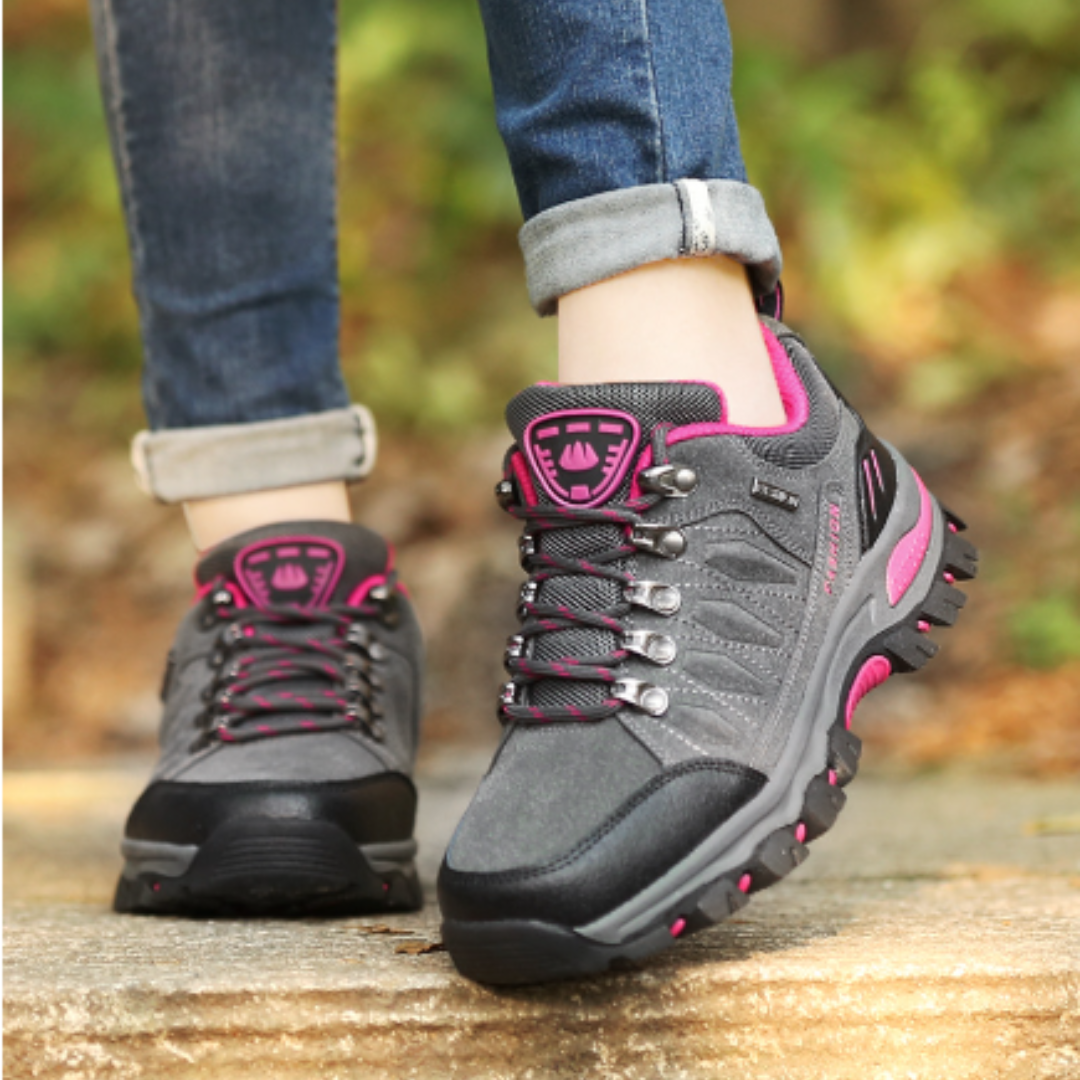Women's Hiking Shoes Lace Up Ankle Support Trail Boots
