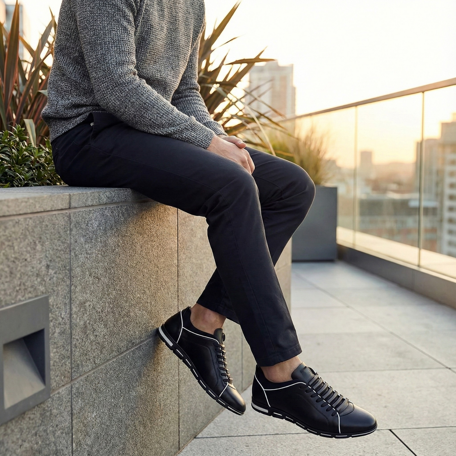 Gentlemen's British Style Wear Resistant Flat Shoes