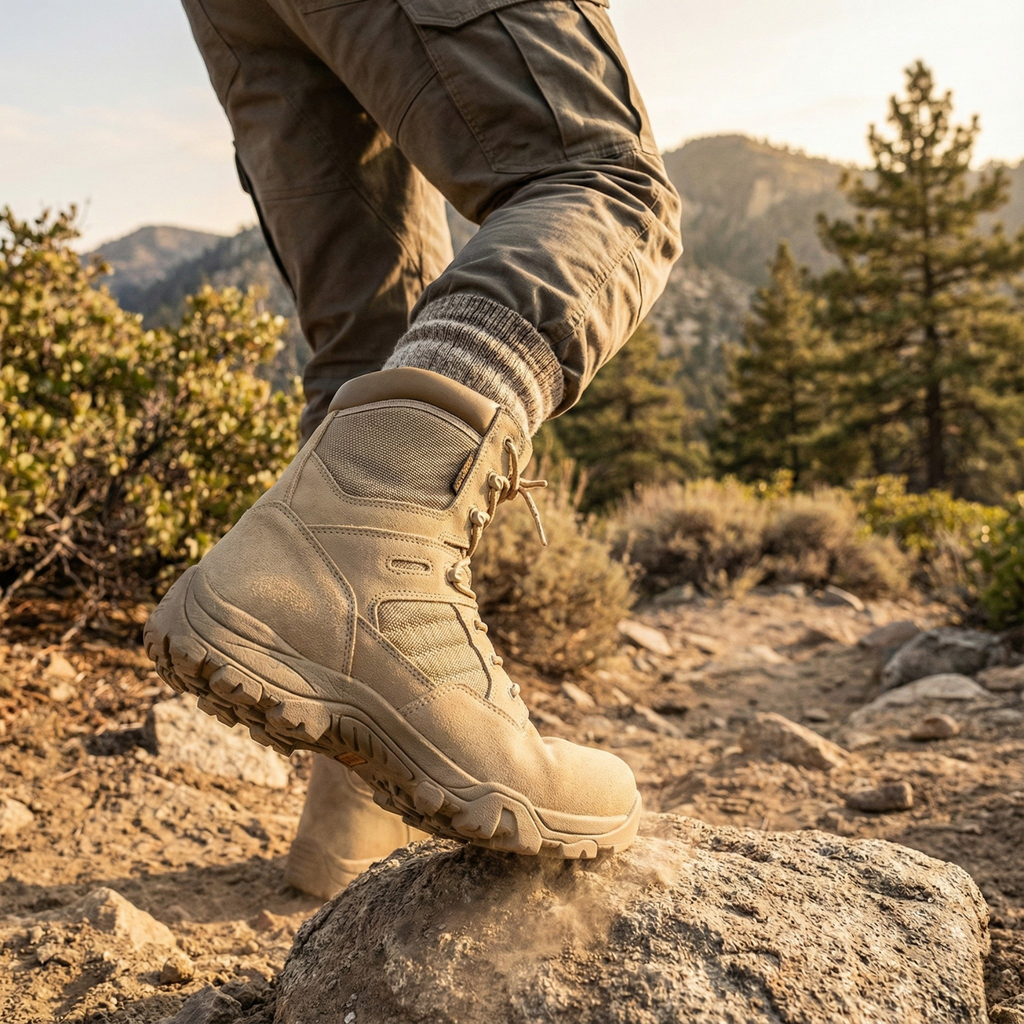 Men's Tactical Waterproof Combat Ankle Boots