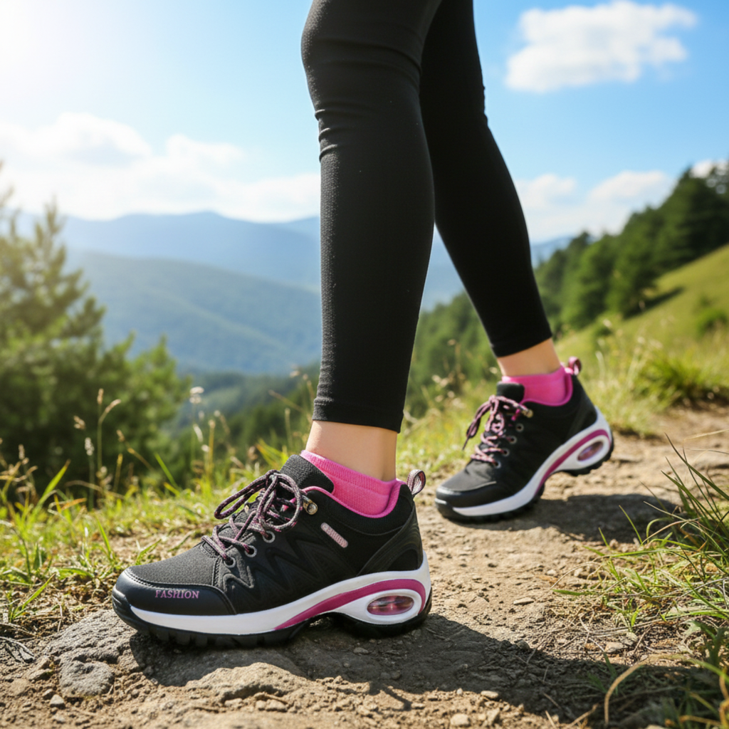 Women's Chunky Platform Casual Walking Sneakers