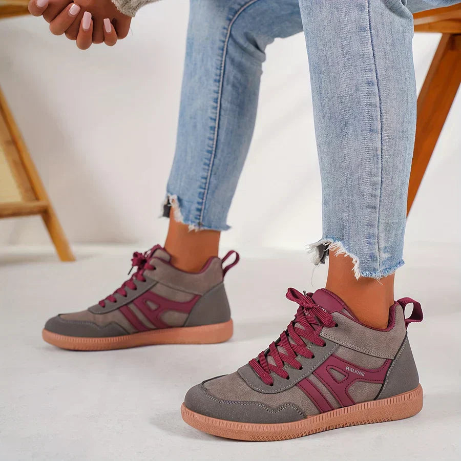 Baskets décontractées pour femme, respirantes, synthétiques, basses