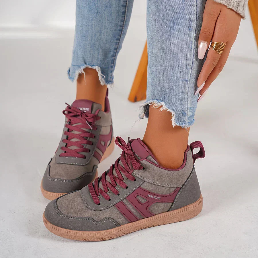 Baskets décontractées pour femme, respirantes, synthétiques, basses