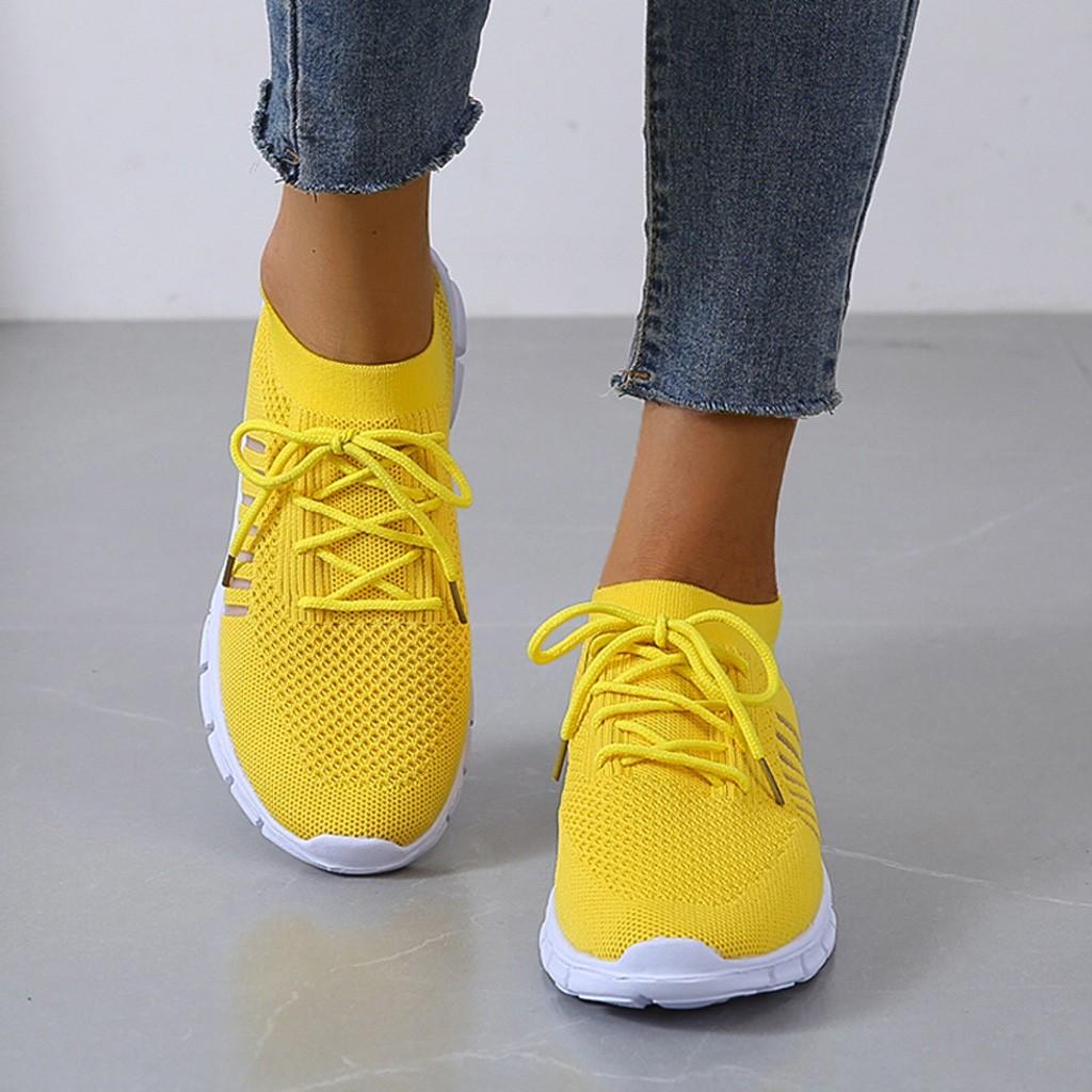 Zapatillas ortopédicas de malla para mujer, zapatillas ligeras sin cordones y transpirables para caminar
