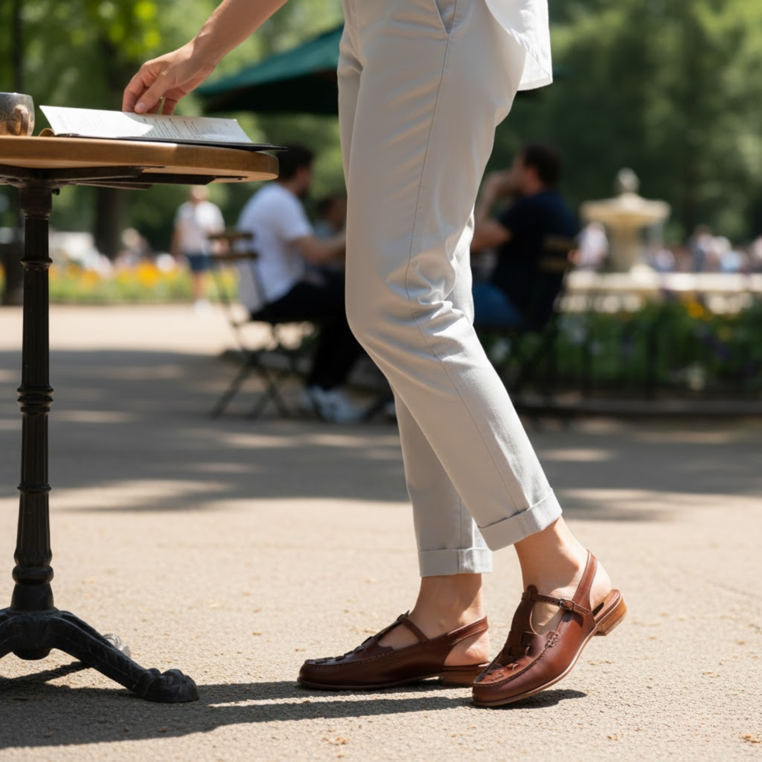 Vintage Woven Roman Fisherman Women's Sandals