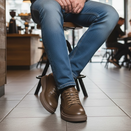 Men's Breathable Korean Street Style Casual Sneakers