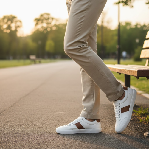 Men's Korean Style Versatile Color Block Casual Shoes