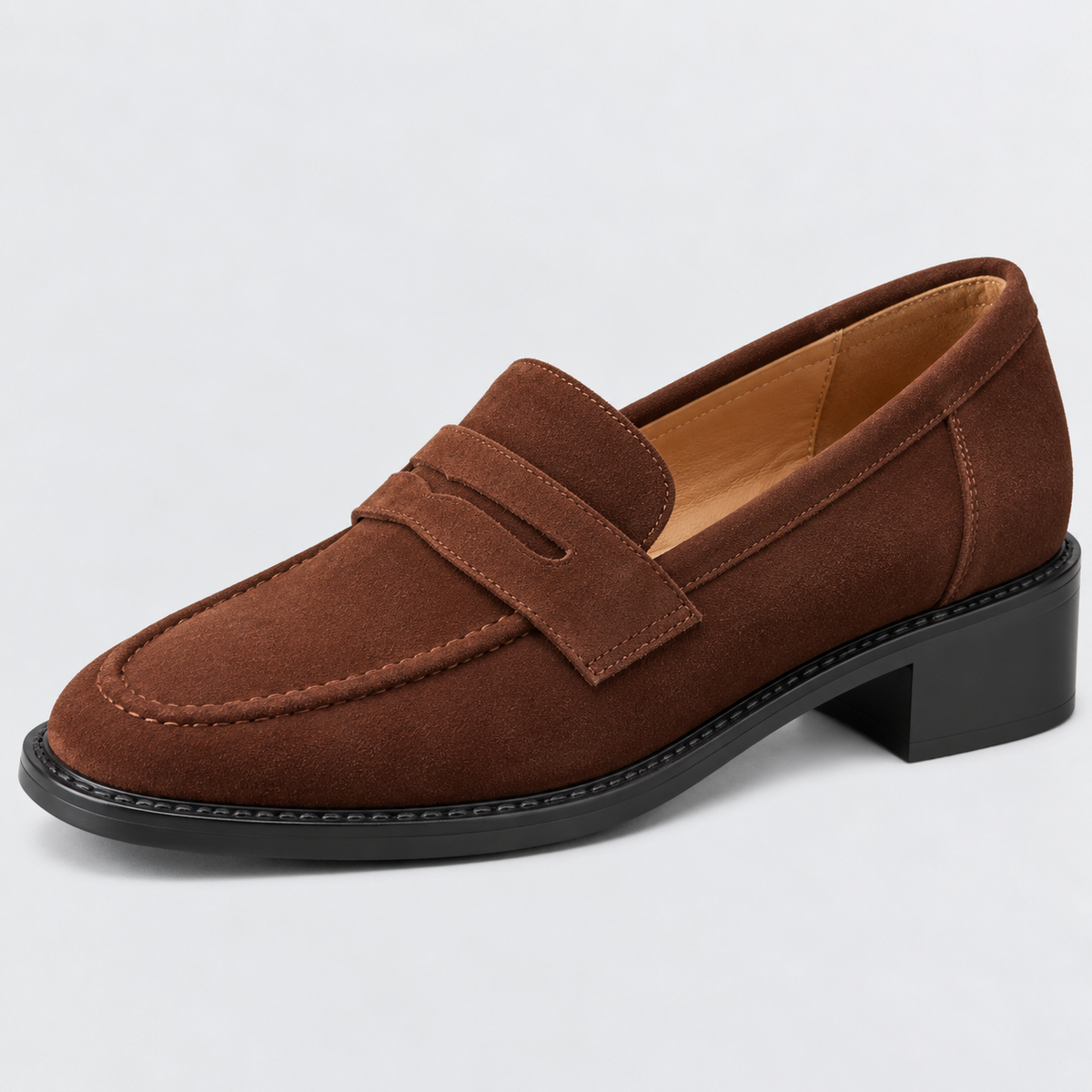 Bekväma penny-loafers för kvinnor – vadderad innersula, flexibel lättviktssula