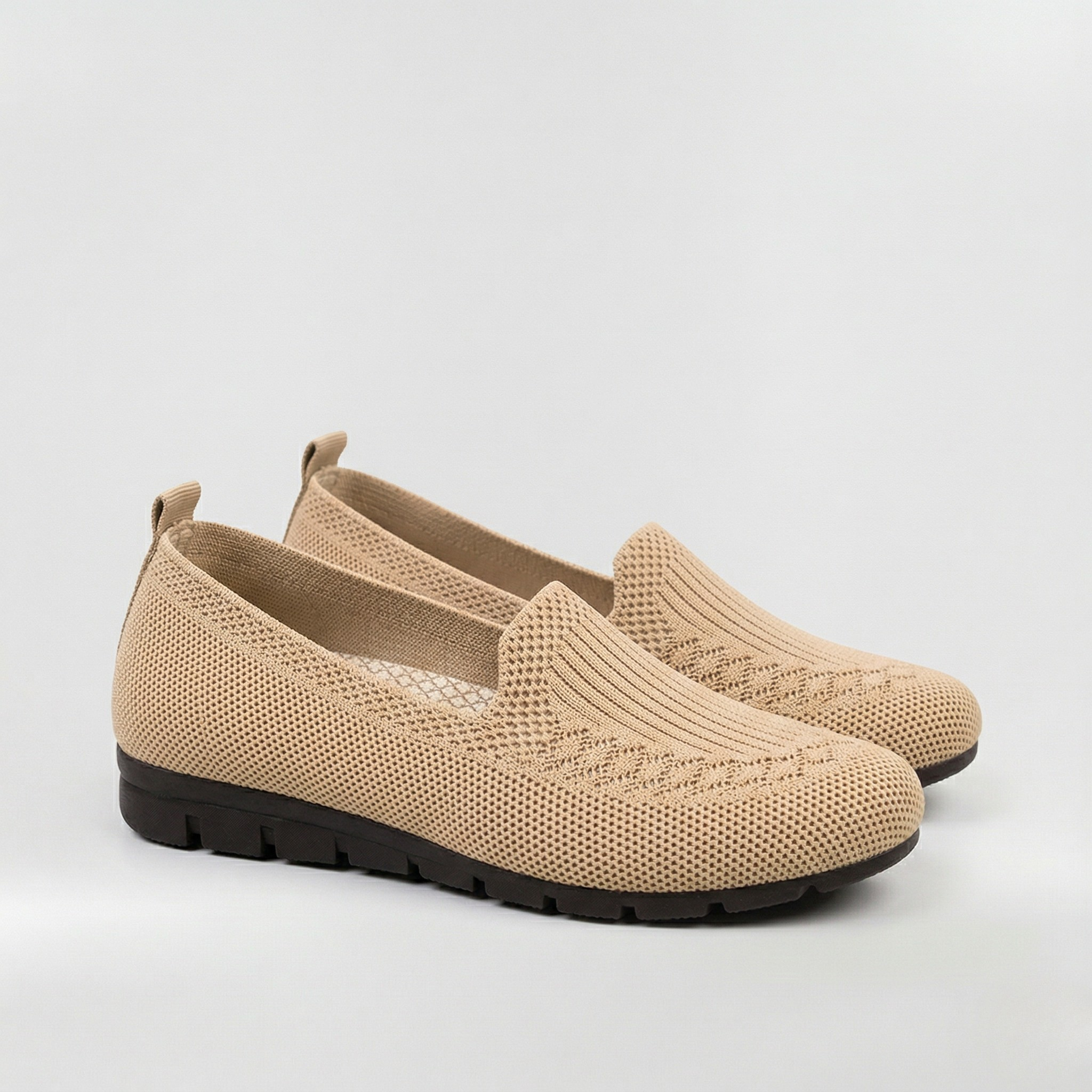 Damskor ortopediska loafers slip-on mesh promenadskor lätta vardagsskor flats