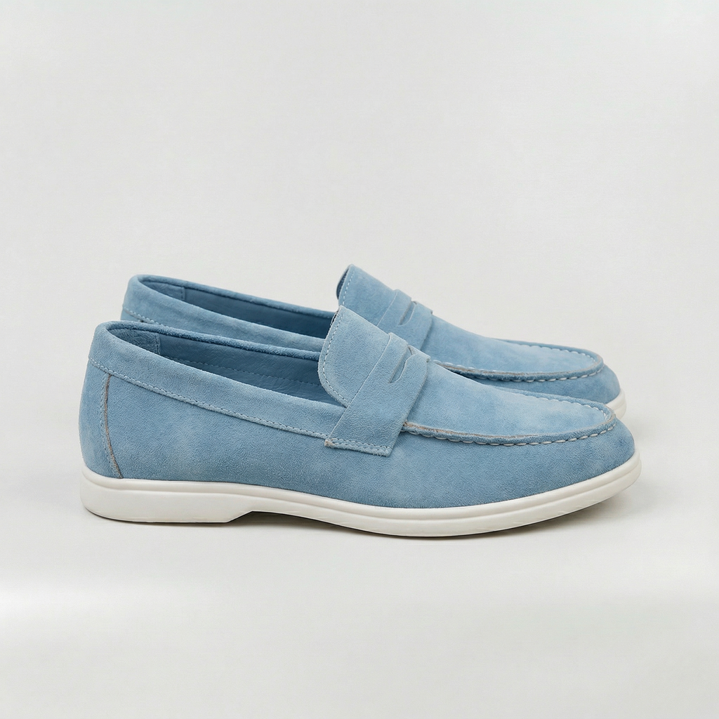 Pantofi ortopedici pentru femei, loaferi din piele întoarsă, slip-on, confortabili pentru mers